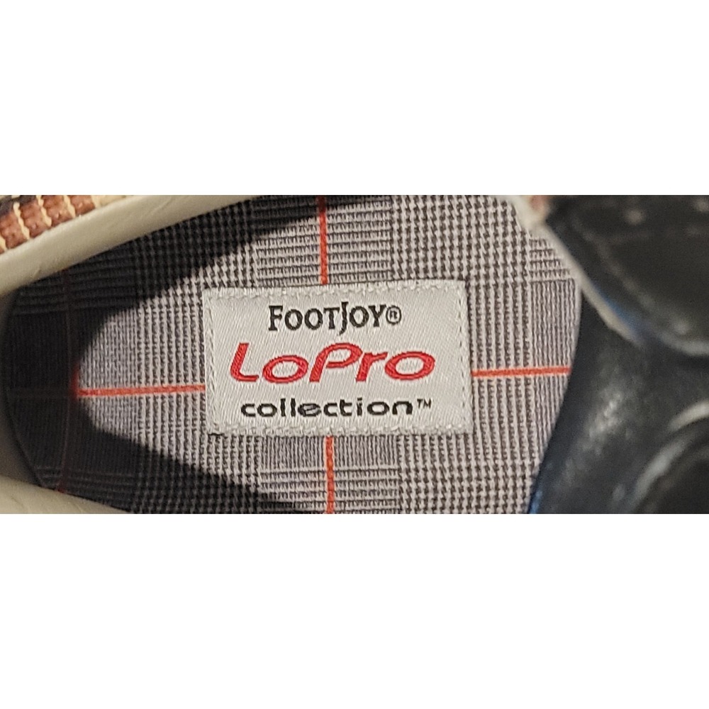 Footjoy LoPro Collection Women's Multicolor Plaid Print Golf Shoes Size 10M - Picture 5 of 6